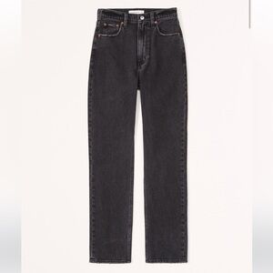 Abercrombie & Fitch Ultra High Rise Ankle Straight Jeans